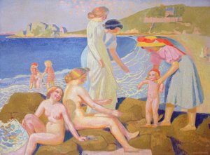 ビッグビーチ、1912 作： Maurice Denis